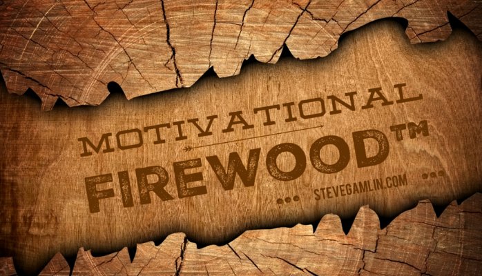 The lesson I recently learned chopping firewood...