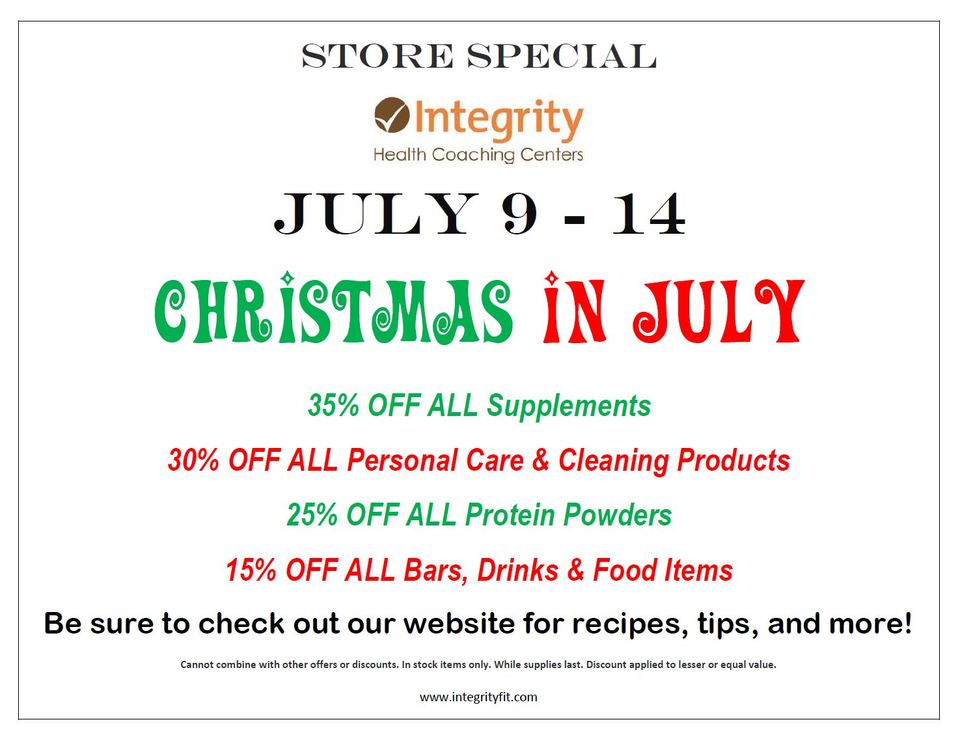 Christmas in July SALE!!