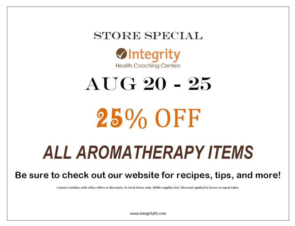 Store Special August 20-25