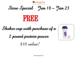 Integrity Health Coaching: Store Special - FREE Shaker Cup