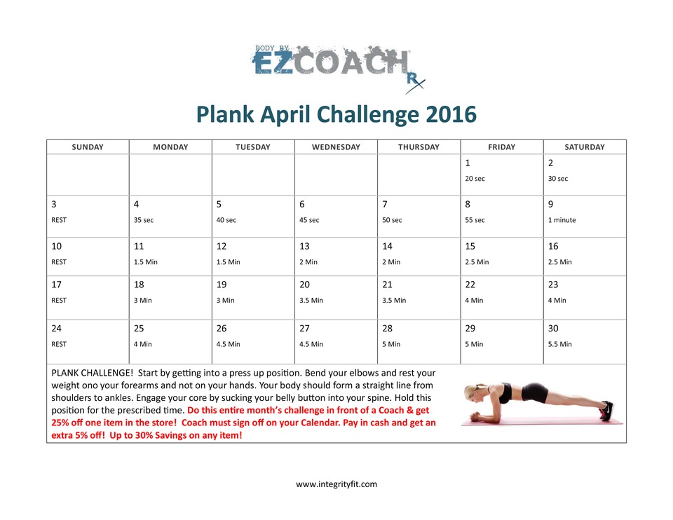 Another Integrity Health Coaching Fitness Challenge