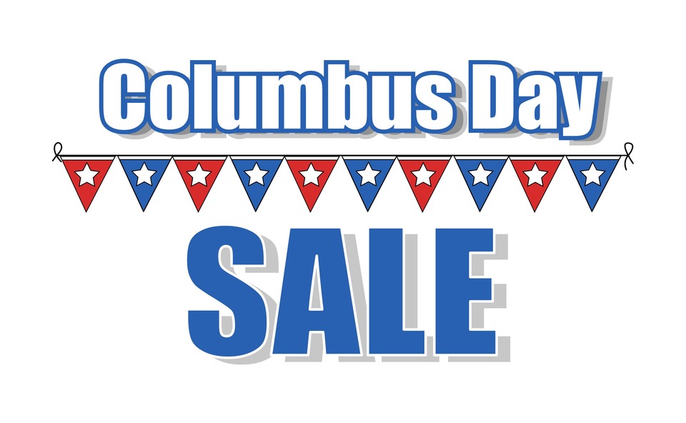 Columbus Day Sale - 1 DAY ONLY!