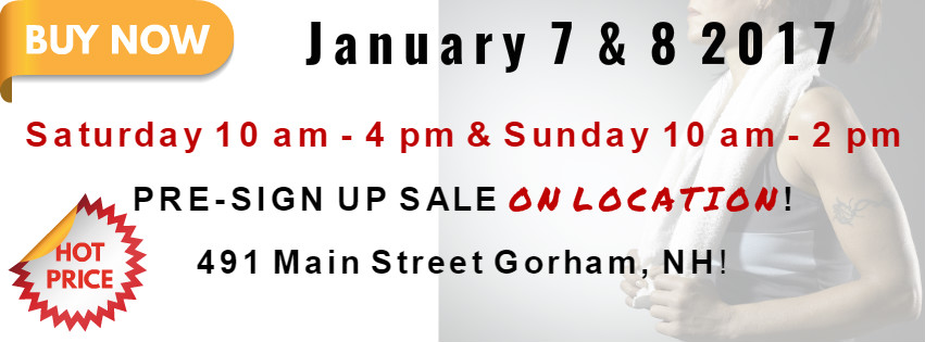 SAVE THE DATE! Jan 7 and 8! Pre-sign up and tour of the new Gorham Location!