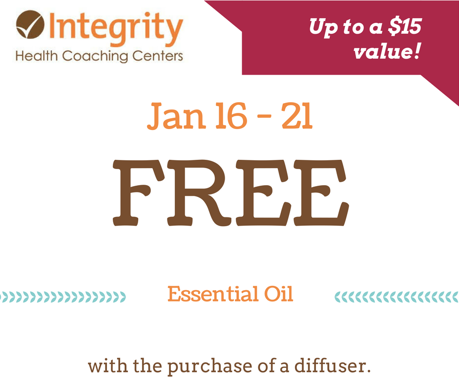 Free Essential Oil Sale at Integrity health coaching centers!