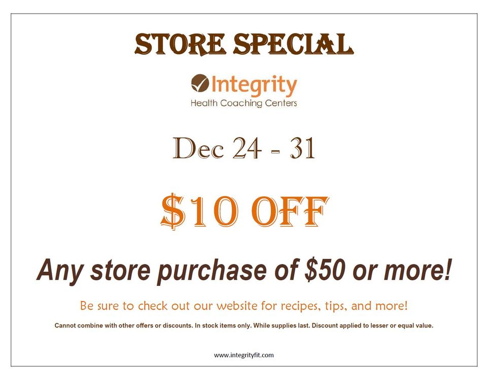 Store Special December 23 - 29